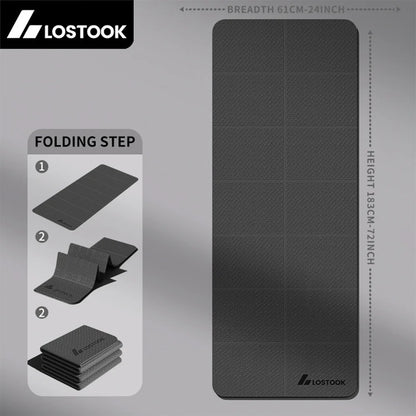 4mm Thick TPE Foldable Yoga Mat - Kinetic Fitness