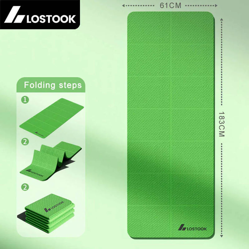 4mm Thick TPE Foldable Yoga Mat - Kinetic Fitness